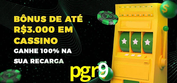 pgr9 melhor bônus de depósito