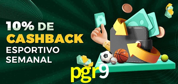 10% de bônus de cashback na pgr9